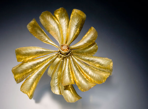 Golden Chrysanthemum Ring 